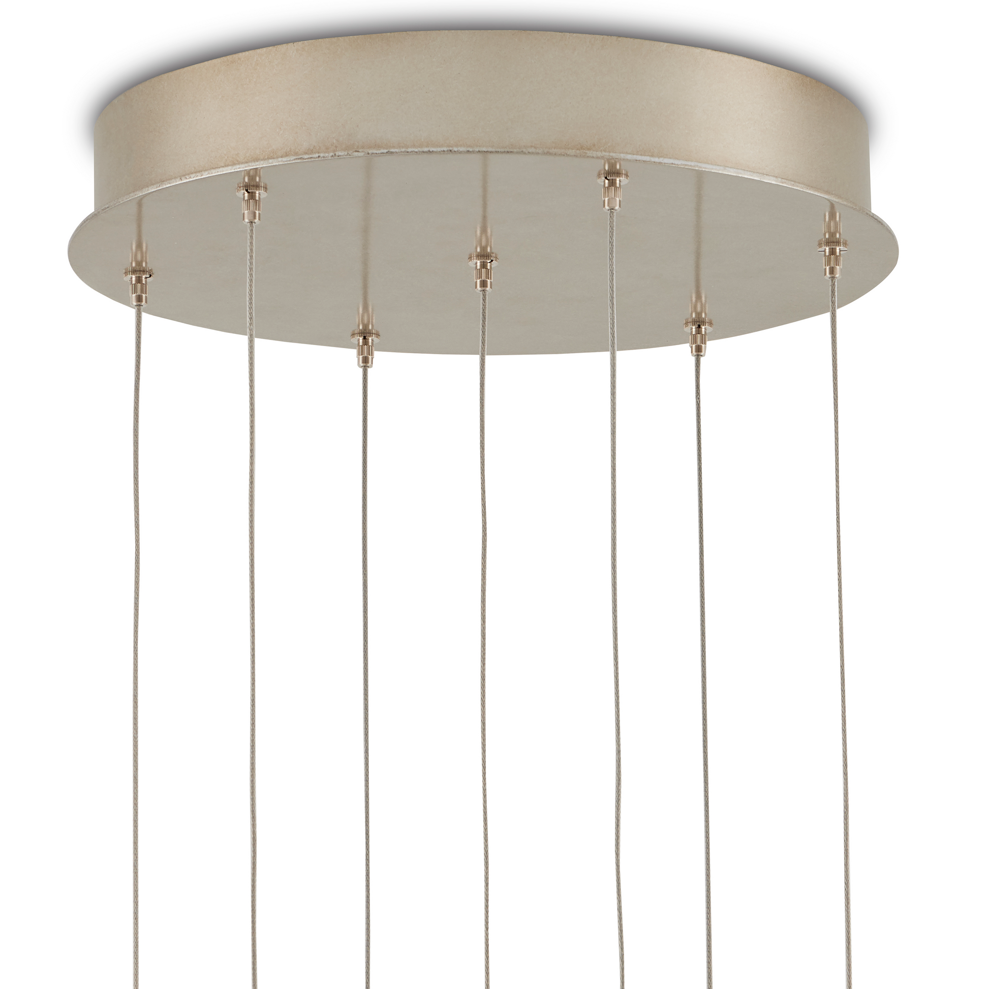 The Virtu 15-Light Round Multi-Drop Pendant by Currey & Company | Luxury Chandeliers | Willow & Albert Home
