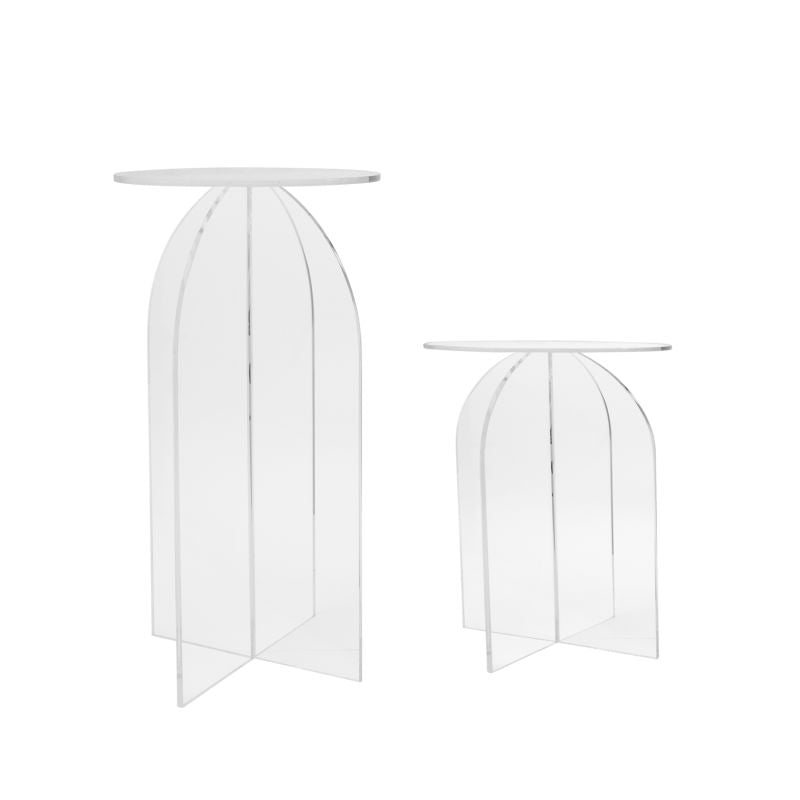 The Crystalline Lucite Stand by Accent Decor | Luxury Plant Stands | Willow & Albert Home