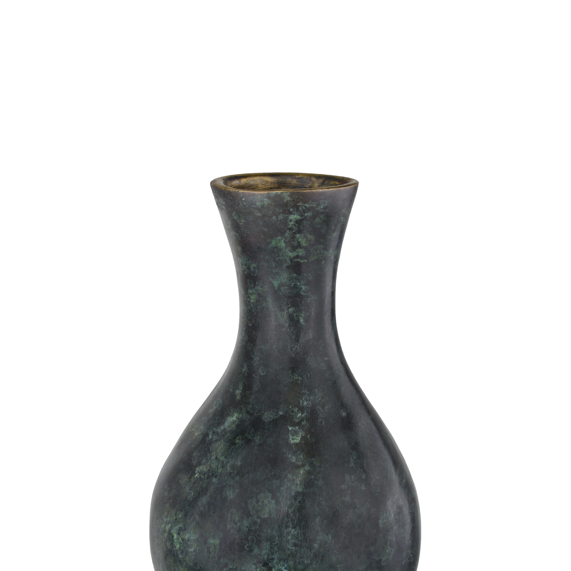 The Luganzo Medium Bronze Vase by Currey & Company | Luxury  | Willow & Albert Home
