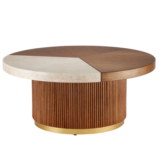 The Dakota Large Cocktail Table by Currey & Company | Luxury Coffee Tables | Willow & Albert Home