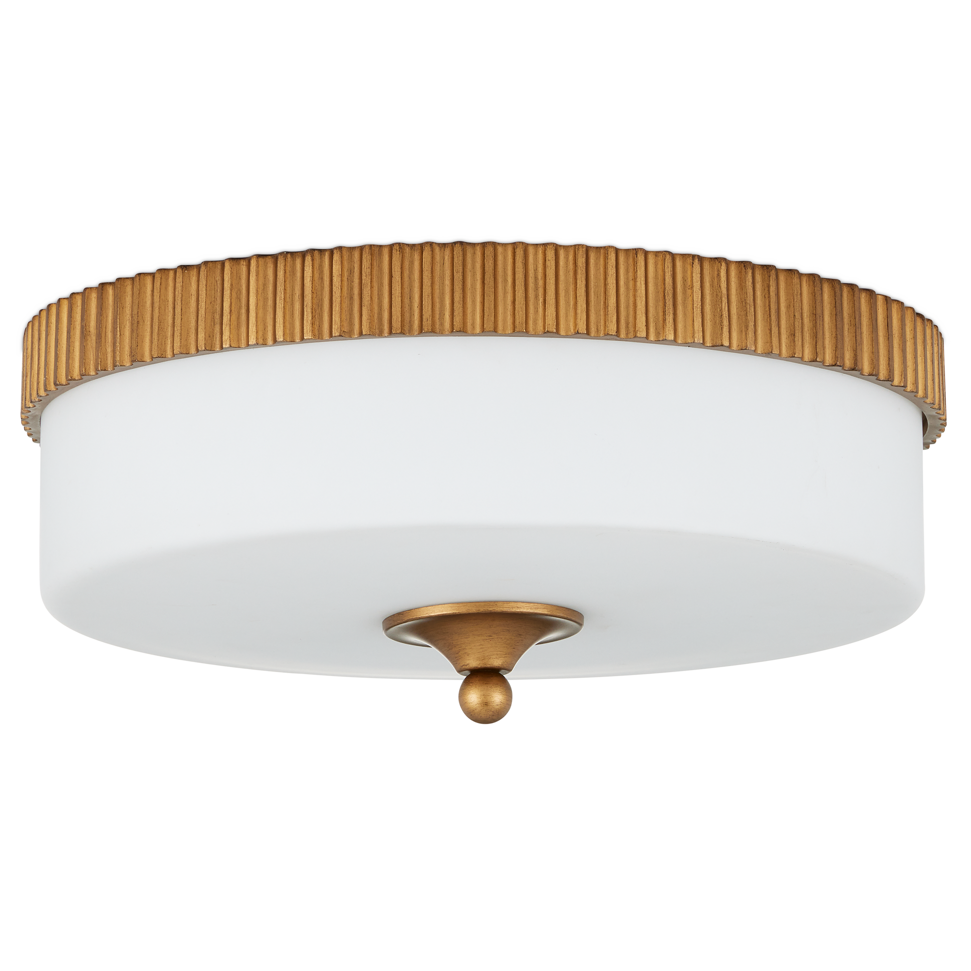 The Bryce Gold Flush Mount by Currey & Company | Luxury Flush Mounts | Willow & Albert Home