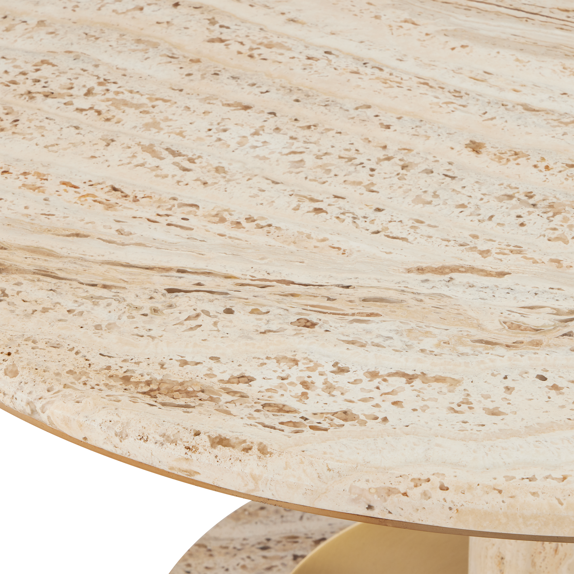 The Miles Travertine Cocktail Table by Currey & Company | Luxury  | Willow & Albert Home