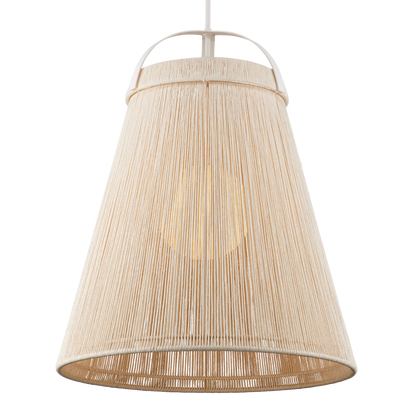 The Parnell White Pendant by Currey & Company | Luxury Pendants | Willow & Albert Home