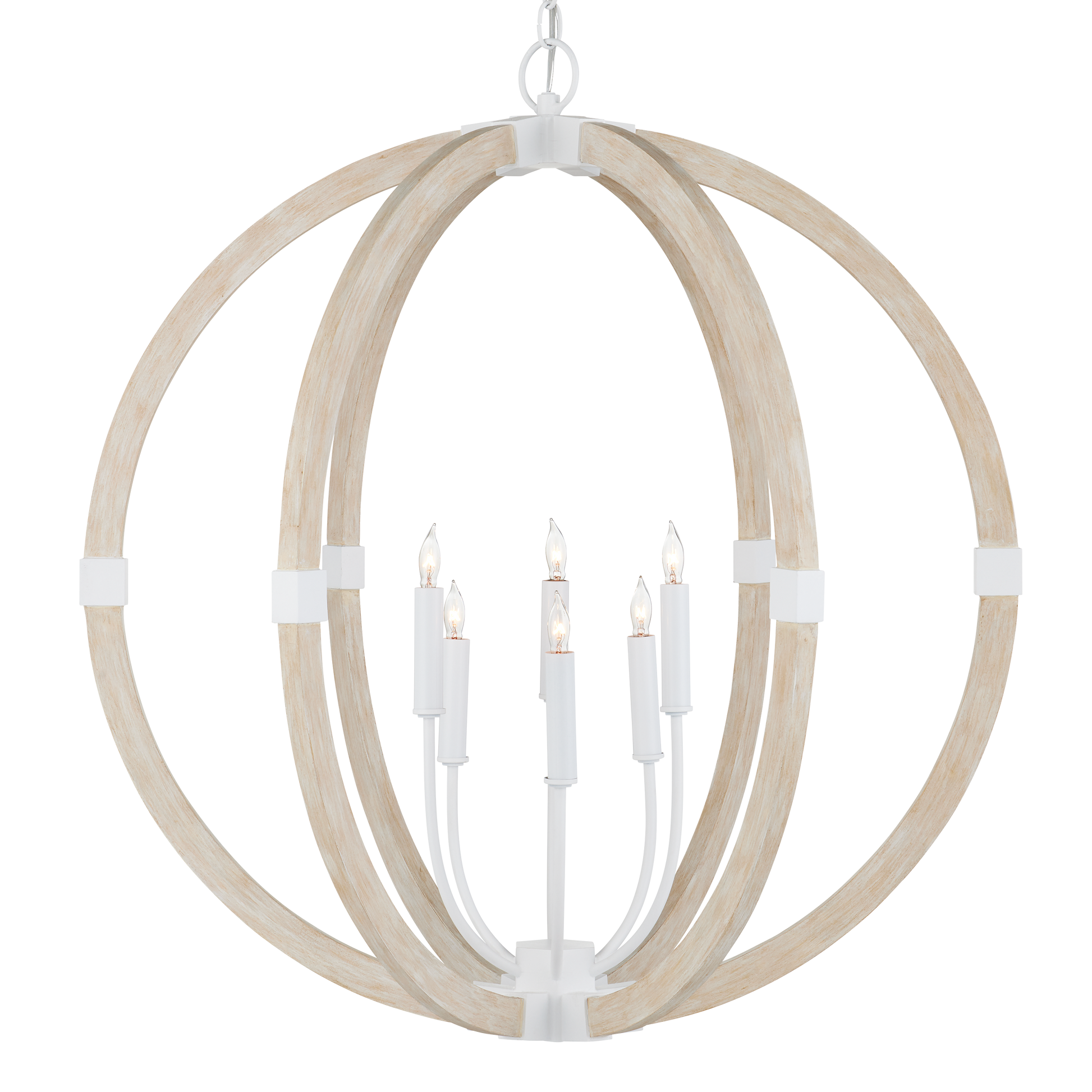 The Bastian Sandstone Orb Chandelier by Currey & Company | Luxury Chandeliers | Willow & Albert Home