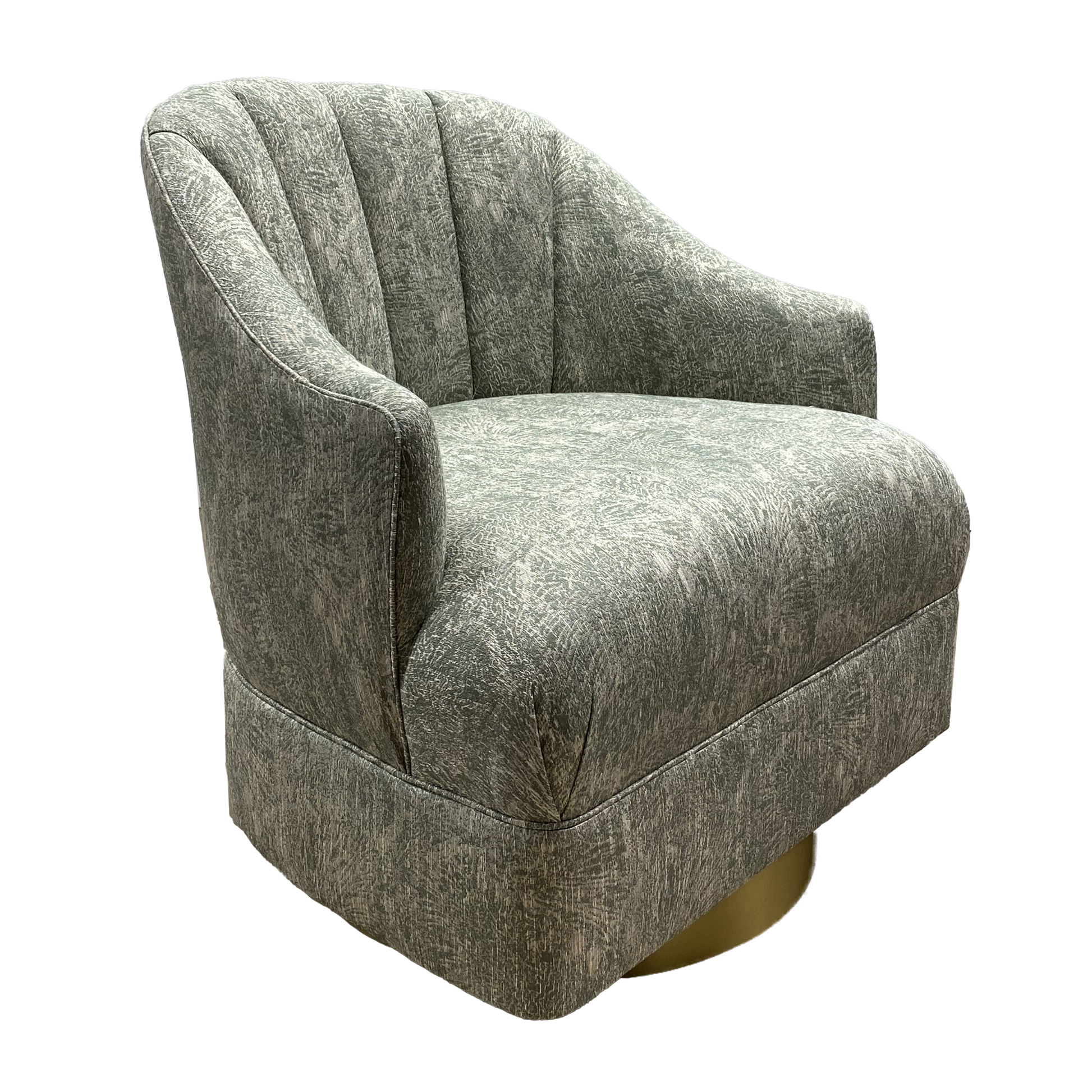 The Inga Swivel Chair, Cindaria Celadon by Currey & Company | Luxury  | Willow & Albert Home