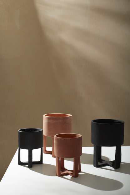 The Santurce Footed Pot by Accent Decor | Luxury Flower Pots | Willow & Albert Home