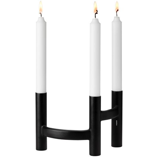 Ora Three-Branch Candleholder by Stelton | Luxury Candleholder | Willow & Albert Home