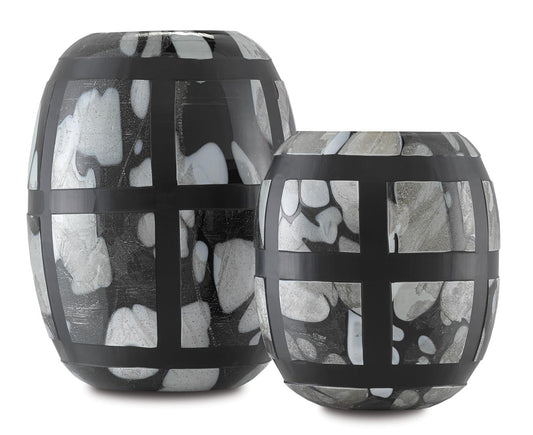 Schiappa Glass Vases Set of 2 by Currey & Company | Luxury Decor | Willow & Albert Home