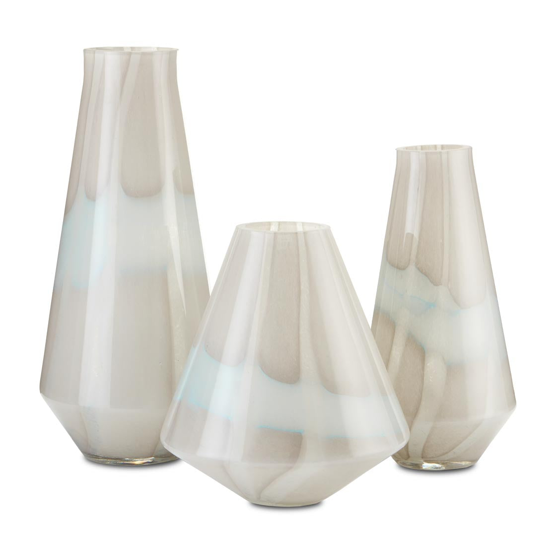 Floating Cloud Vase Set of 3 by Currey & Company | Luxury Decor | Willow & Albert Home