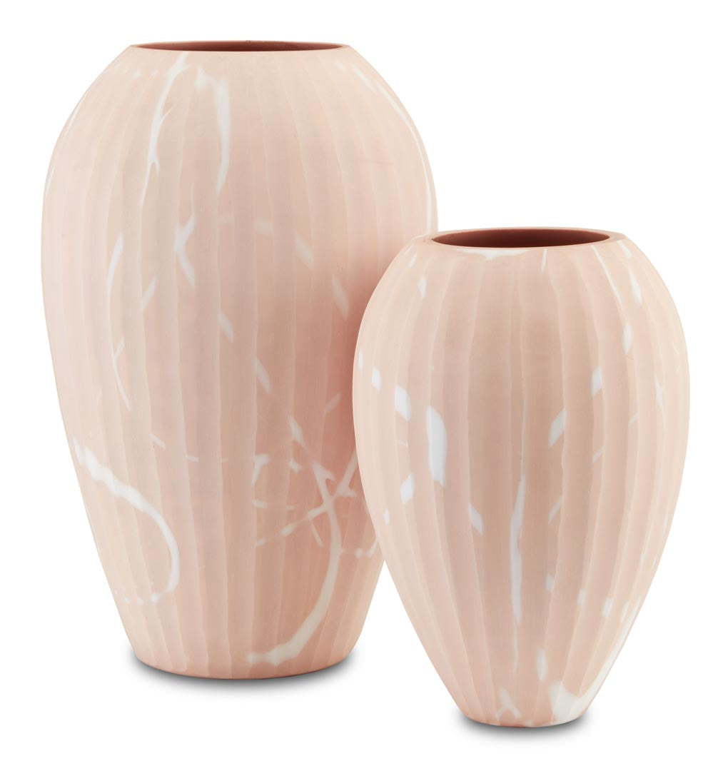 Lawrence Sand Vase Set of 2 by Currey & Company | Luxury Decor | Willow & Albert Home