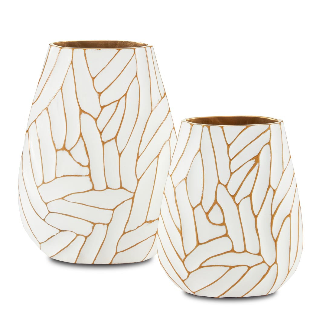 Anika Vase Set of 2 by Currey & Company | Luxury Vase | Willow & Albert Home