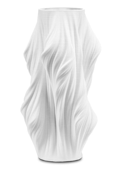 Yin White Vase by Currey & Company | Luxury Vase | Willow & Albert Home