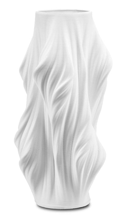 Yin White Vase by Currey & Company | Luxury Vase | Willow & Albert Home