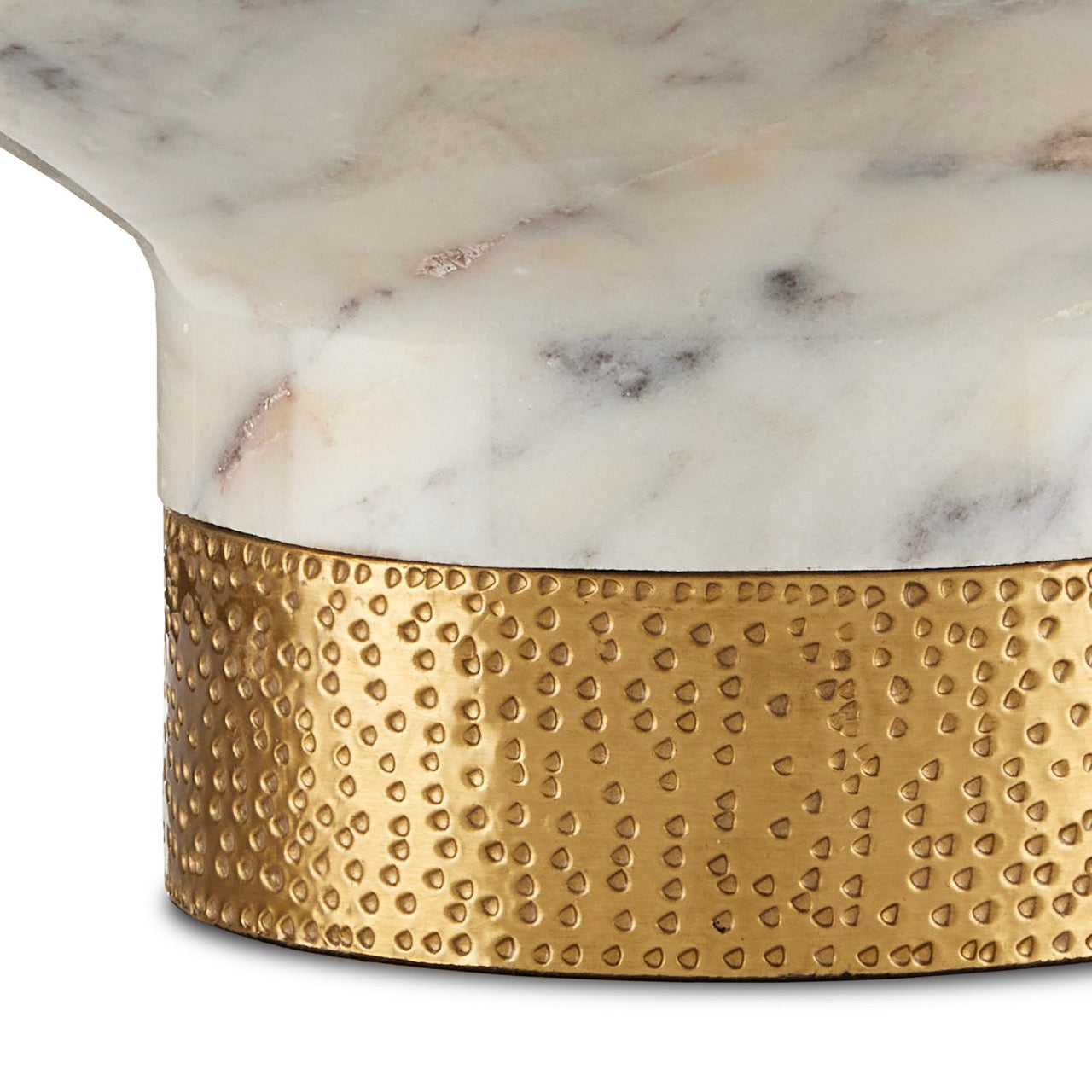 Vincent White Marble Bowl by Currey & Company | Luxury Decor | Willow & Albert Home
