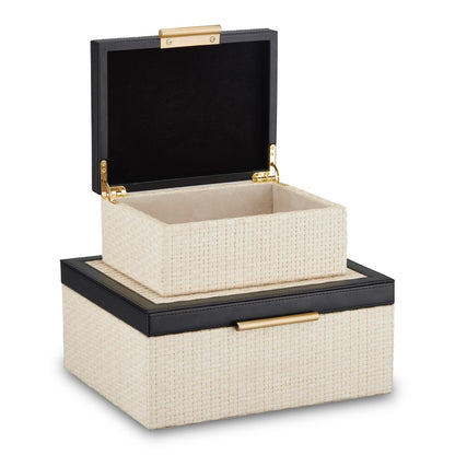 Deanna Box Set of 2 by Currey & Company | Luxury Decor | Willow & Albert Home