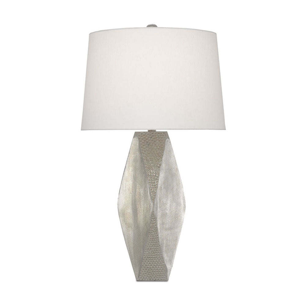 Zabrine Nickel Table Lamp by Currey & Company | Luxury Table Lamp | Willow & Albert Home