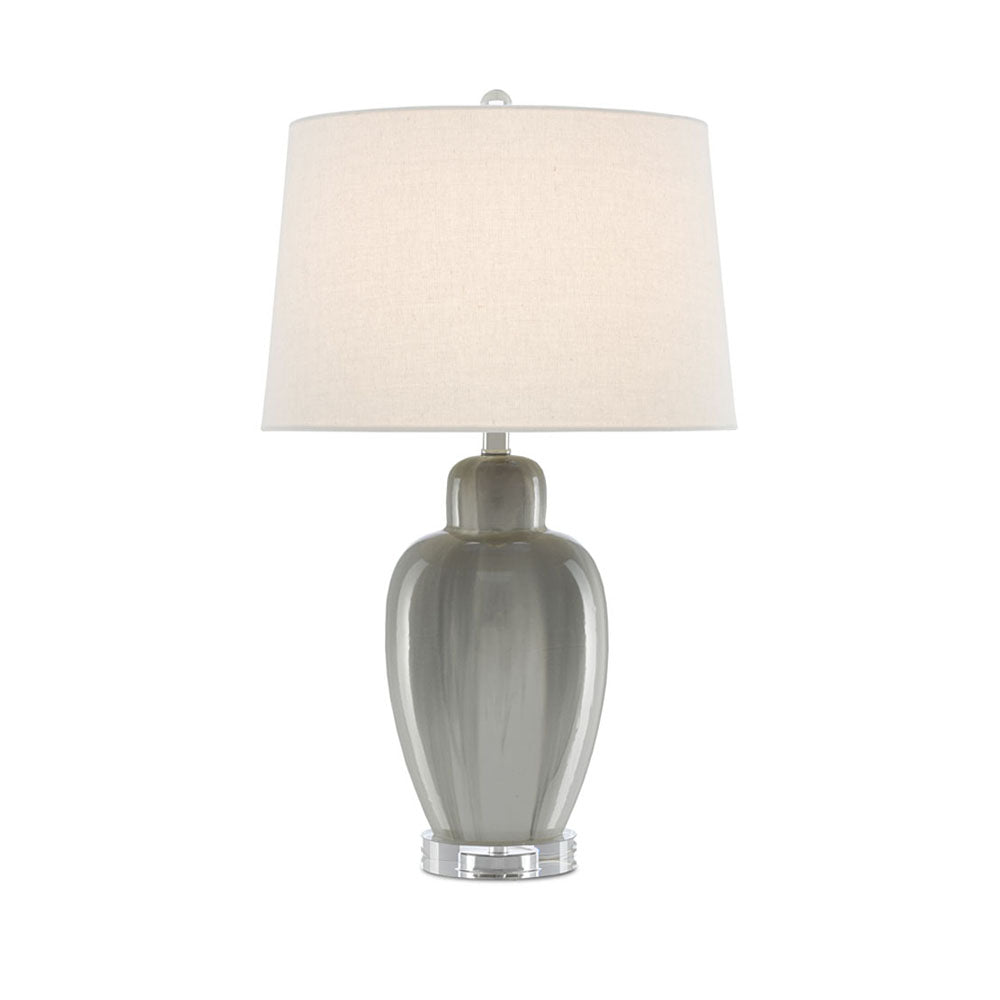 Solita Gray Table Lamp by Currey & Company | Luxury Table Lamp | Willow & Albert Home