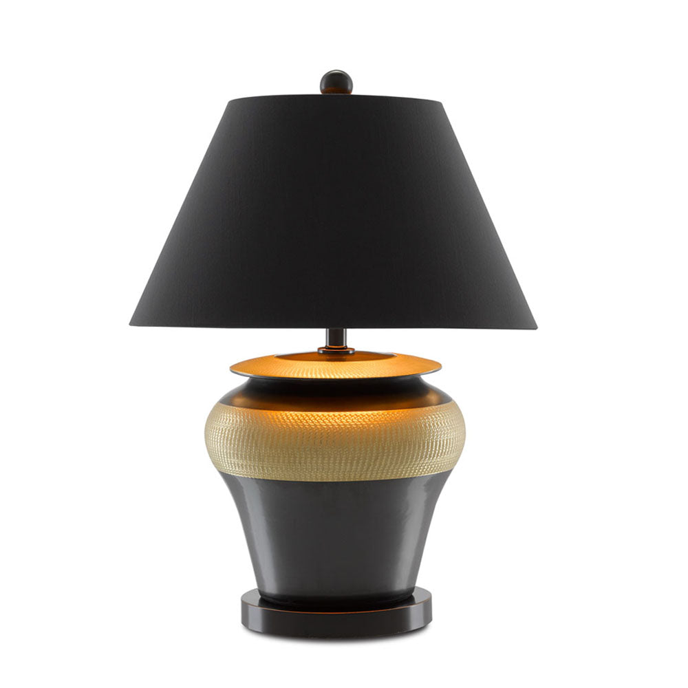 Winkworth Black Table Lamp by Currey & Company | Luxury Table Lamp | Willow & Albert Home