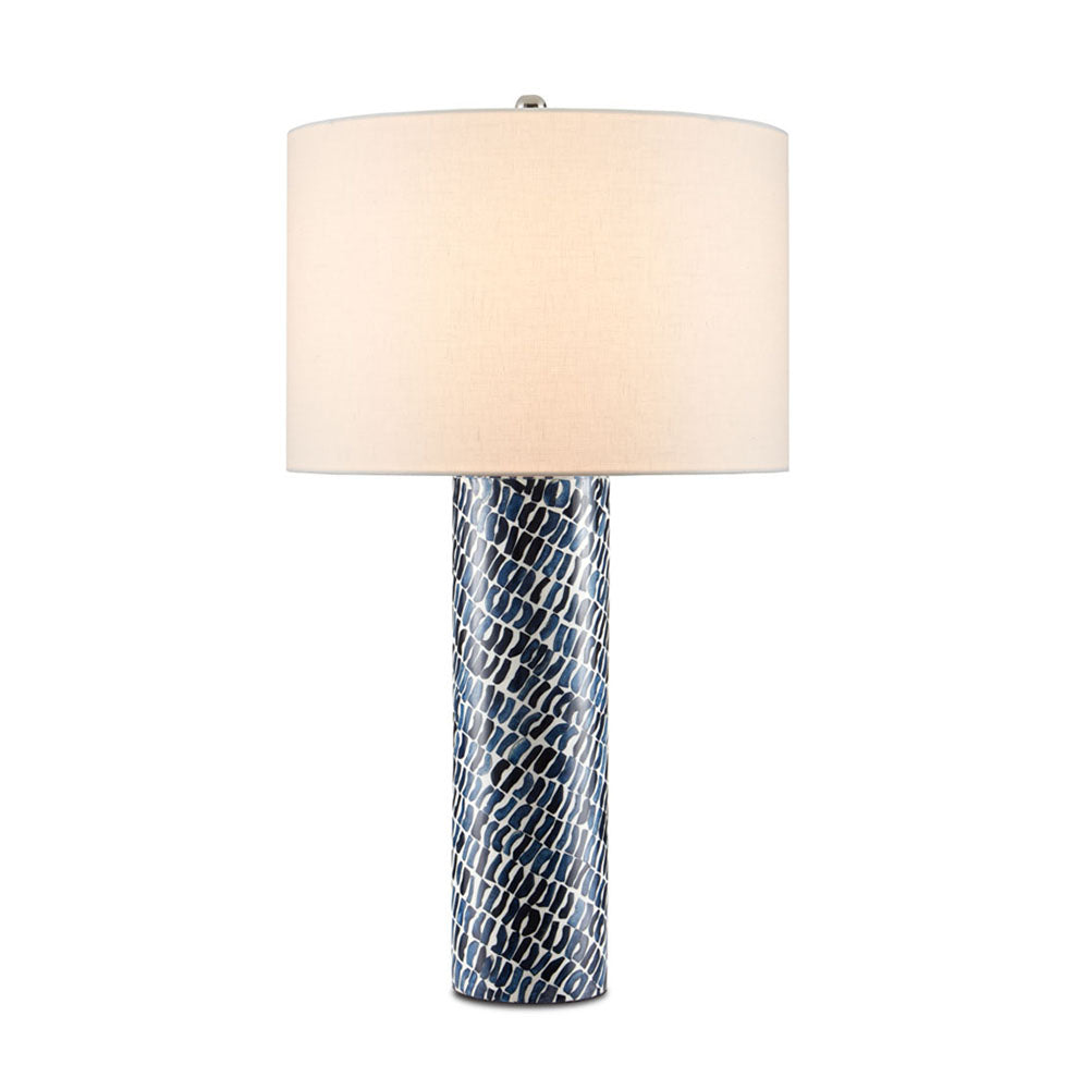 Indigo Table Lamp by Currey & Company | Luxury Table Lamp | Willow & Albert Home