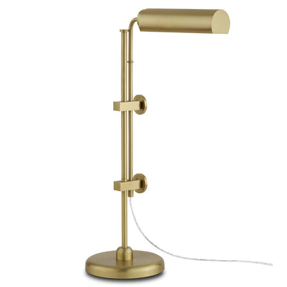 Satire Nickel Table Lamp by Currey & Company | Luxury Table Lamp | Willow & Albert Home