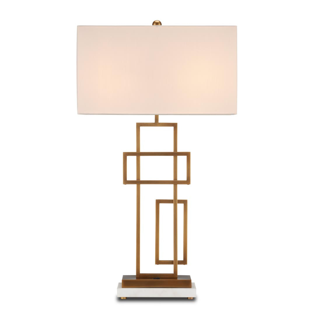 Parallelogram Table Lamp by Currey & Company | Luxury Table Lamp | Willow & Albert Home