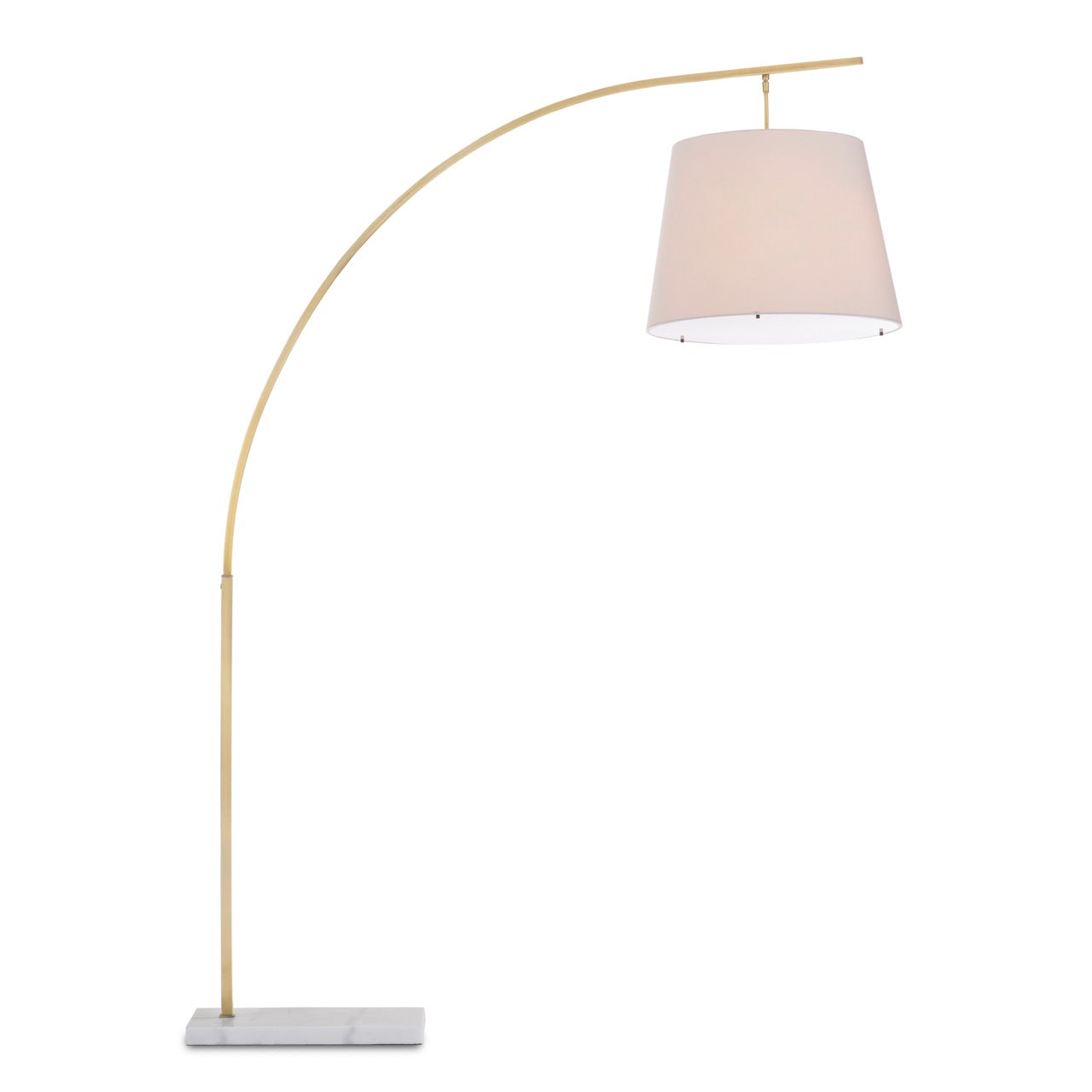 Cloister Brass Large Floor Lamp by Currey & Company | Luxury Floor Lamp | Willow & Albert Home