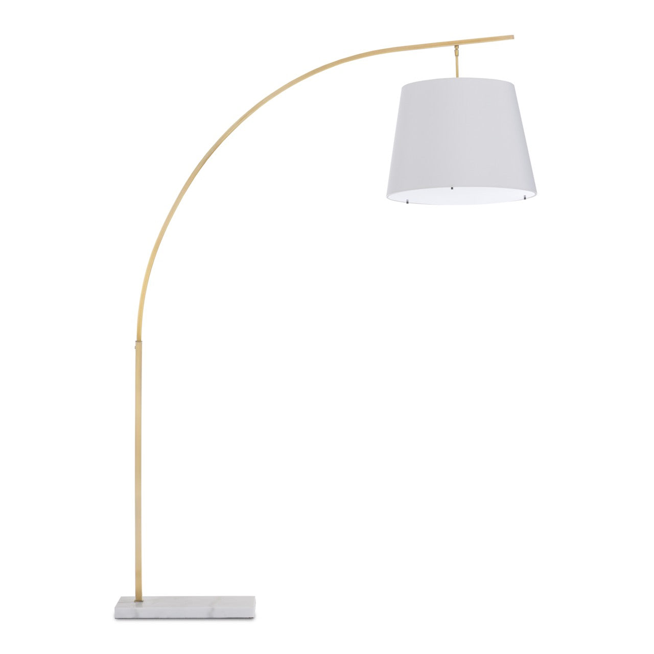 Cloister Brass Large Floor Lamp by Currey & Company | Luxury Floor Lamp | Willow & Albert Home