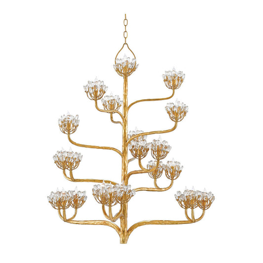 Agave Americana Chandelier by Currey & Company | Luxury Chandelier | Willow & Albert Home