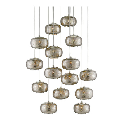 Pepper 15-Light Multi-Drop Pendant by Currey & Company | Luxury Pendants | Willow & Albert Home