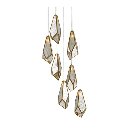 Glace Multi-Drop Pendant by Currey & Company | Luxury Pendants | Willow & Albert Home