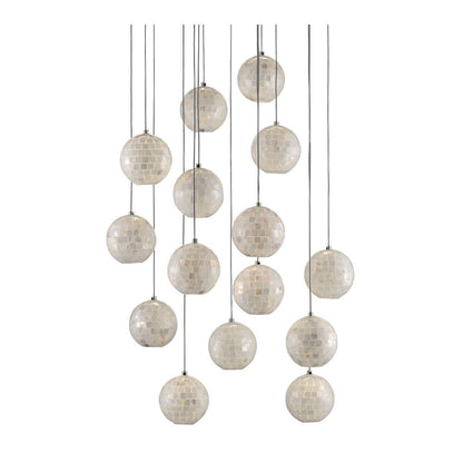 Finhorn 15-Light Multi-Drop Pendant by Currey & Company | Luxury Pendants | Willow & Albert Home