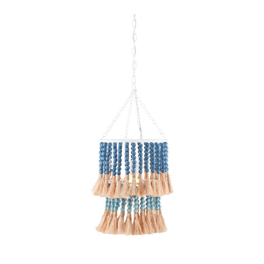 St. Barts Blue Pendant by Currey & Company | Luxury Pendants | Willow & Albert Home