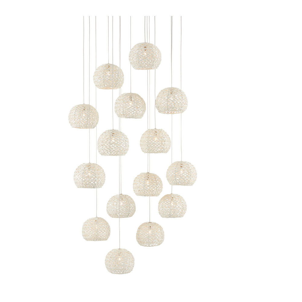 Piero 15-Light Multi-Drop Pendant by Currey & Company | Luxury Pendants | Willow & Albert Home