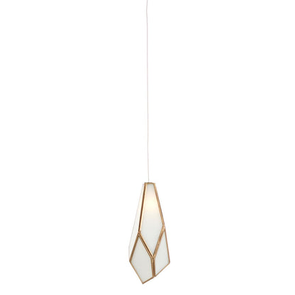 Glace White 1-Light Multi-Drop Pendant by Currey & Company | Luxury Pendants | Willow & Albert Home