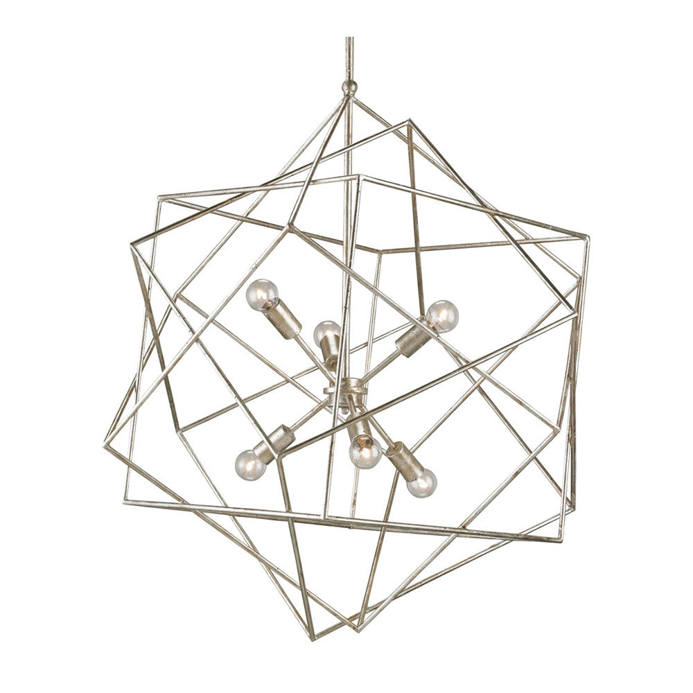 Aerial Silver Chandelier by Currey & Company | Luxury Chandelier | Willow & Albert Home