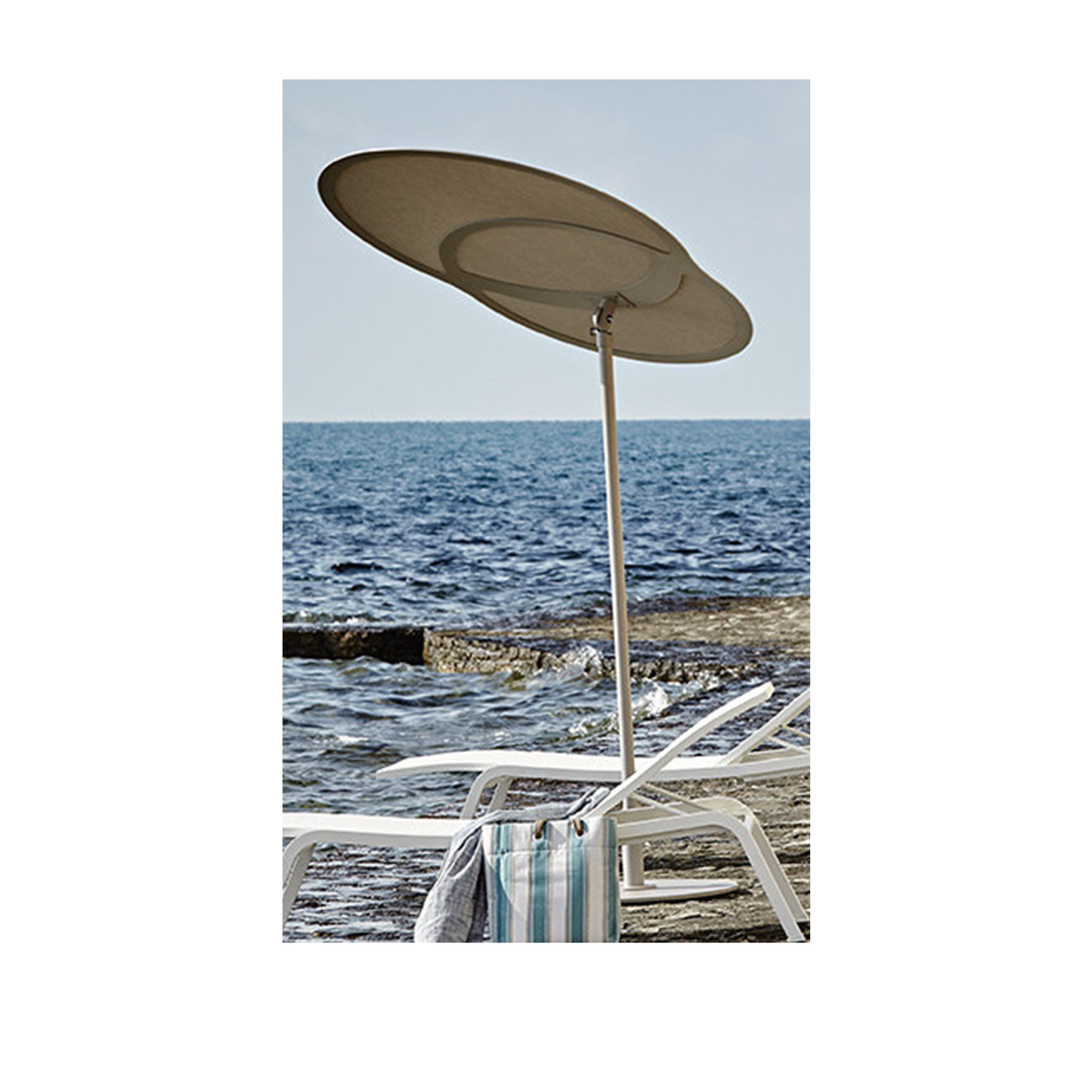 Coral Reef 2 Ring Oval Sunshade | Roberti | outdoor parasols | 2-ring-oval-sunshade
