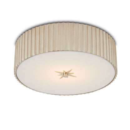 Caravel Silver Flush Mount by Currey & Company | Luxury Flush Mounts | Willow & Albert Home