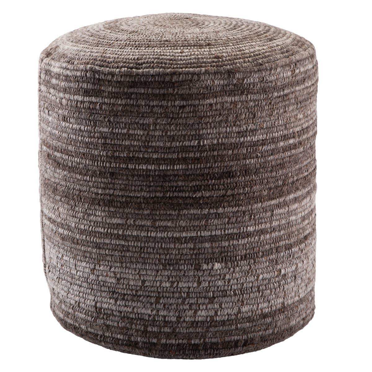 Amarillo Duro Pouf by Jaipur Living | Luxury Ottoman Cushions | Willow & Albert Home