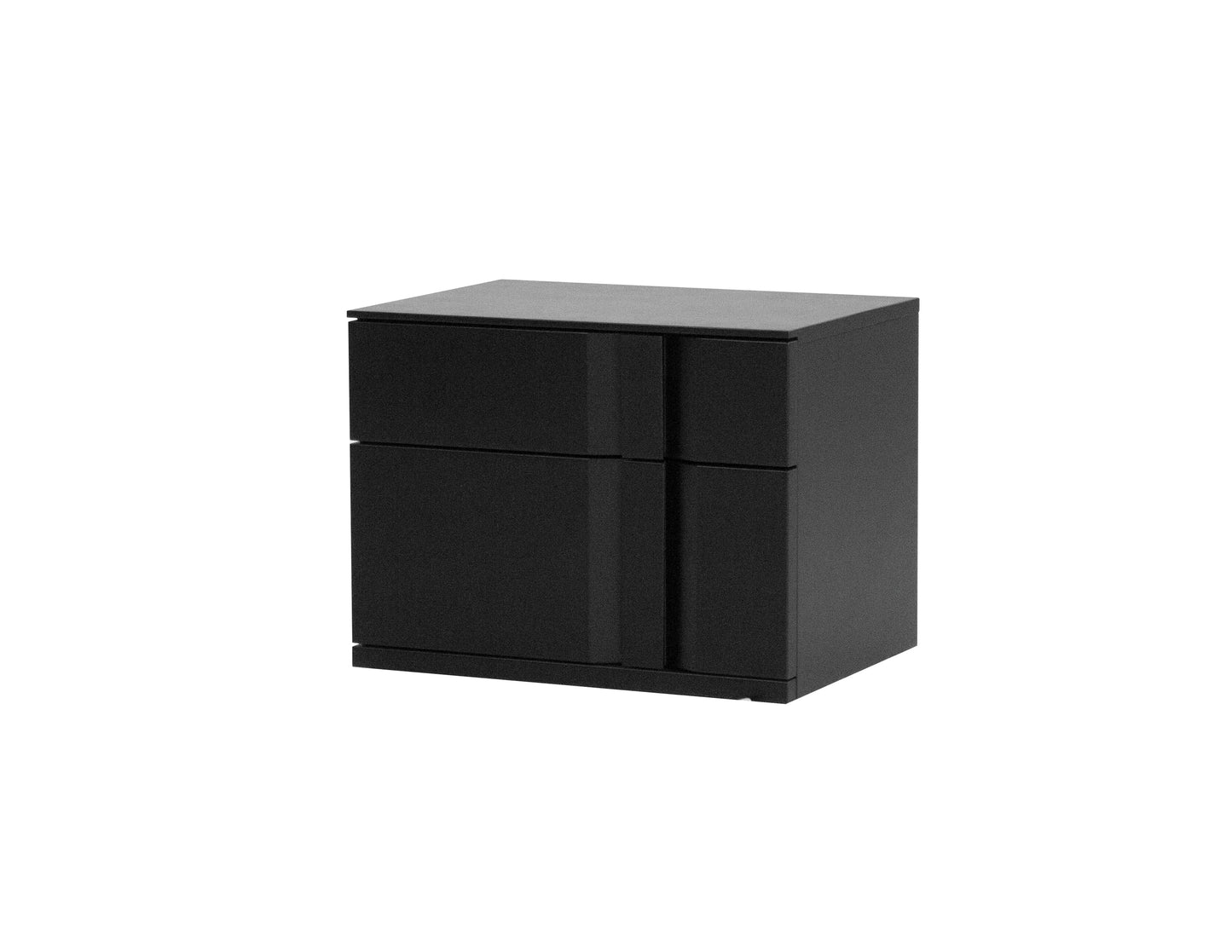 Carbon 2-Drawer Lsf Nightstand by Mobital | Luxury Nightstand | Willow & Albert Home