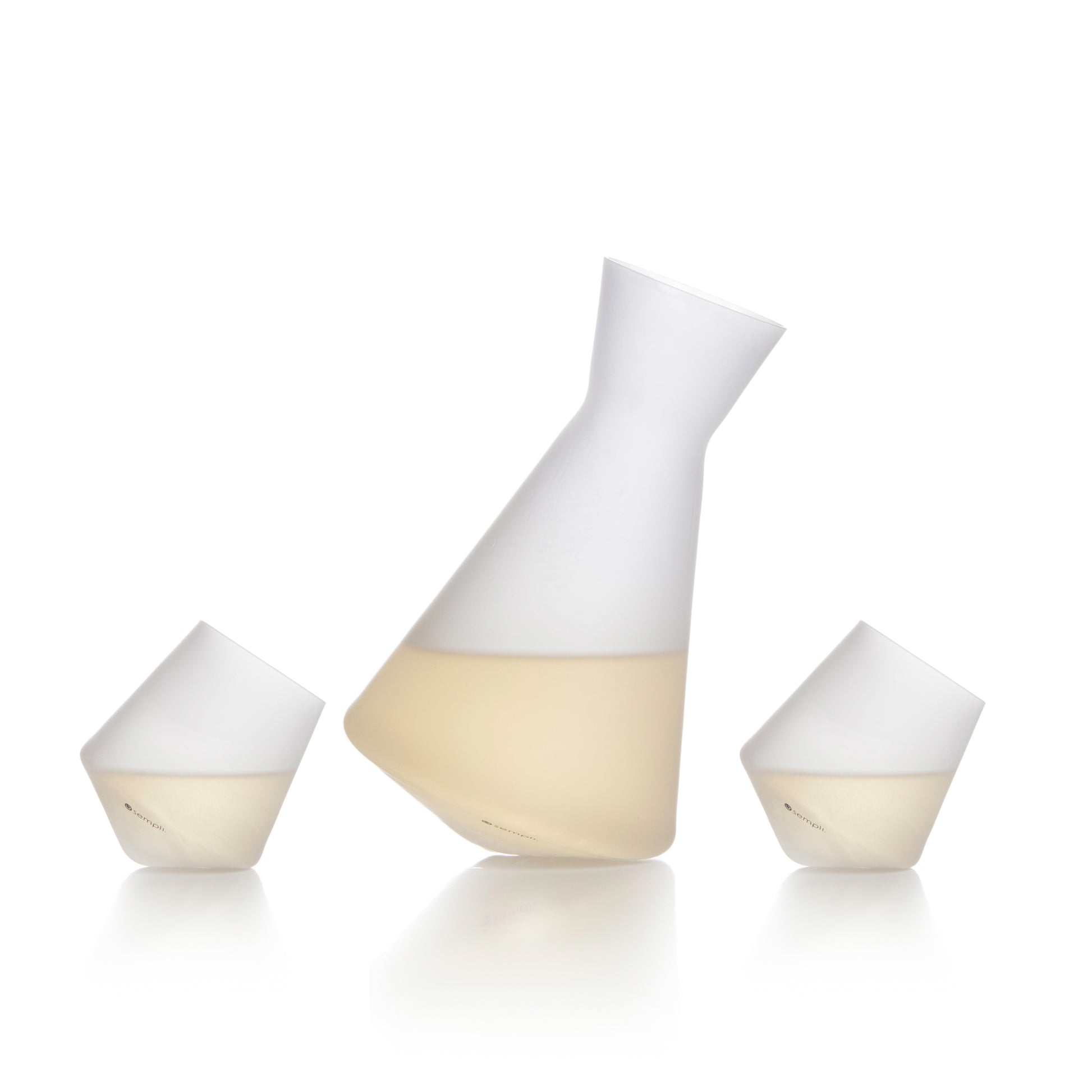 Vaso Sake Decanter and Cupa Shot Glass Set by Sempli | Luxury Glassware | Willow & Albert Home