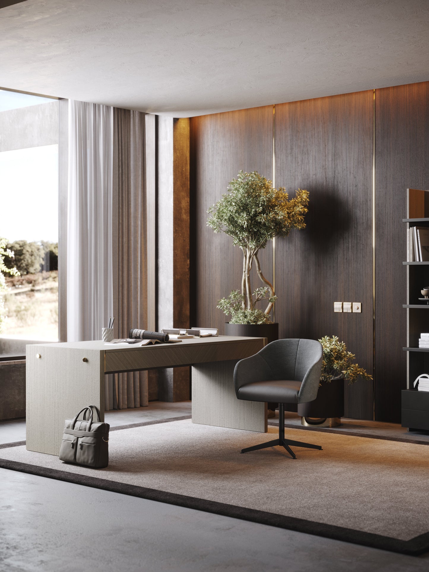 Bonham Desk by Laskasas | Luxury Desks | Willow & Albert Home