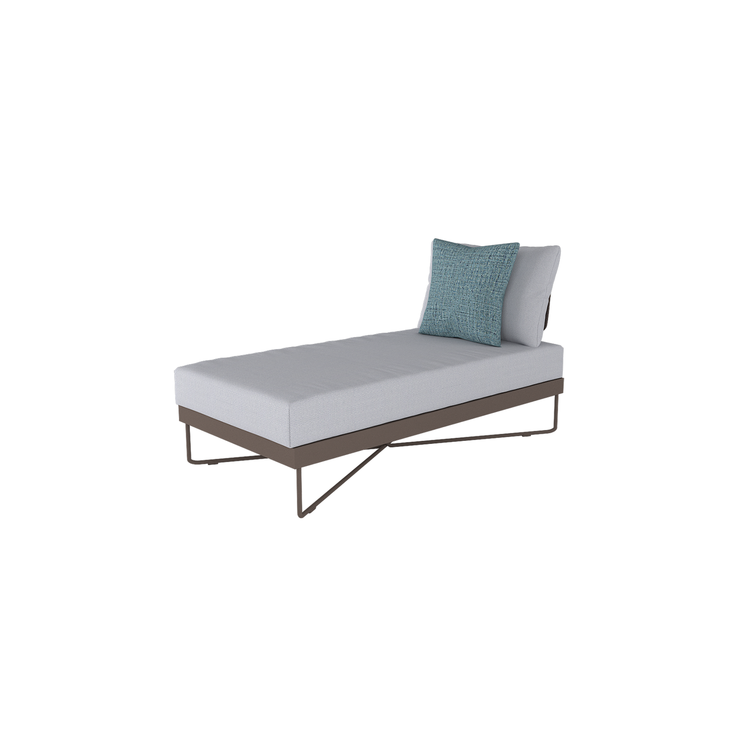 Coral Reef Chaise Lounge with Sunloom Back | Roberti | Outdoor Lounge chairs | coral-reef-lounge-chaise-lounge