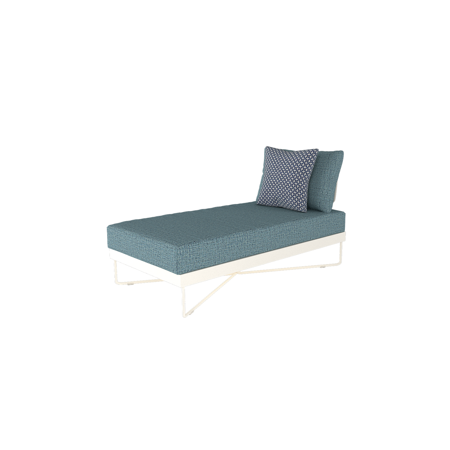 Coral Reef Chaise Lounge with Sunloom Back | Roberti | Outdoor Lounge chairs | coral-reef-lounge-chaise-lounge