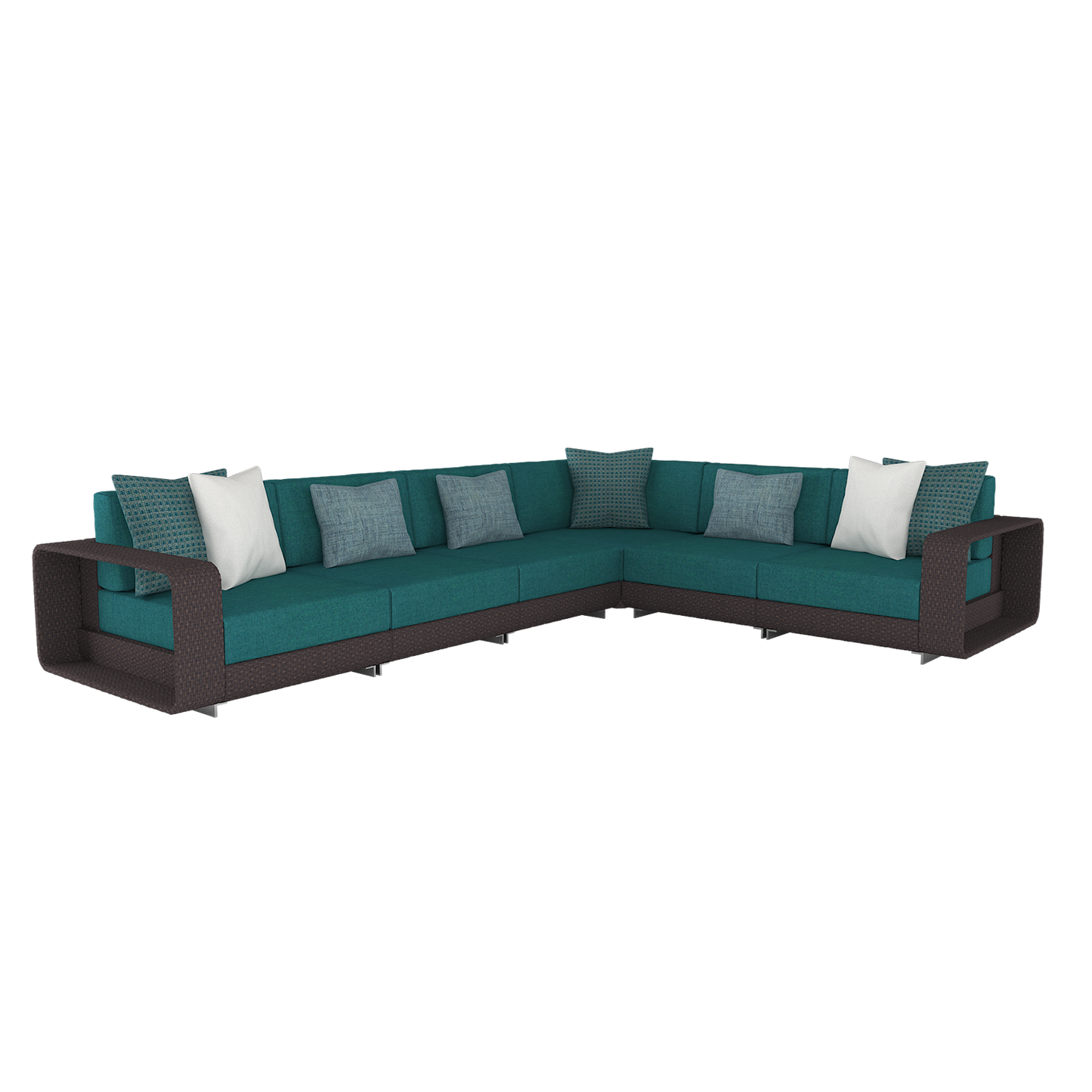 Hamptons Outdoor 3 Cushion/2 Cushion Corner Sofa | Roberti | outdoor sofas | hampton-large-outdoor-corner-sofa