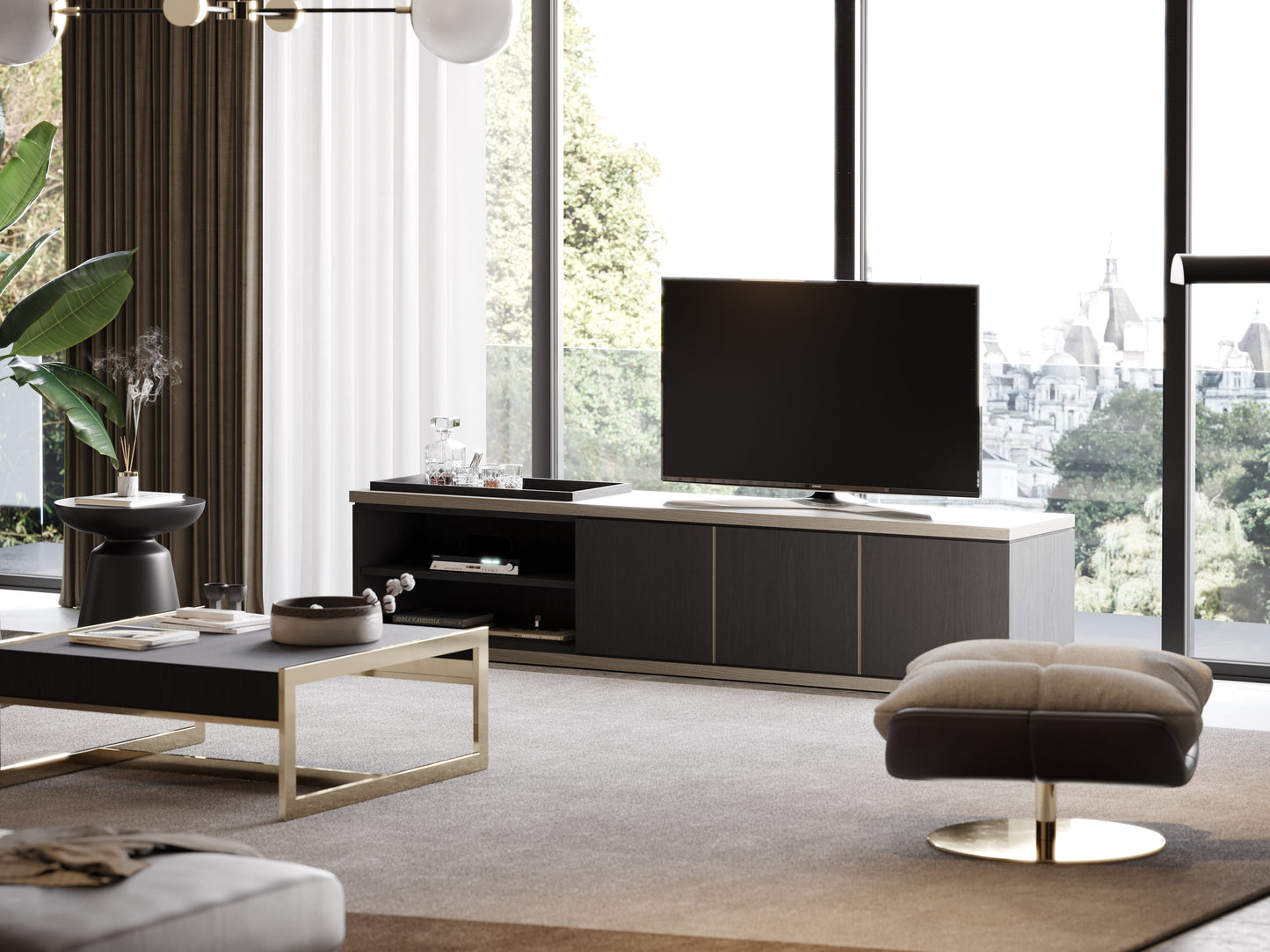 Lora TV Cabinet by Laskasas | Luxury Entertainment cabinets | Willow & Albert Home