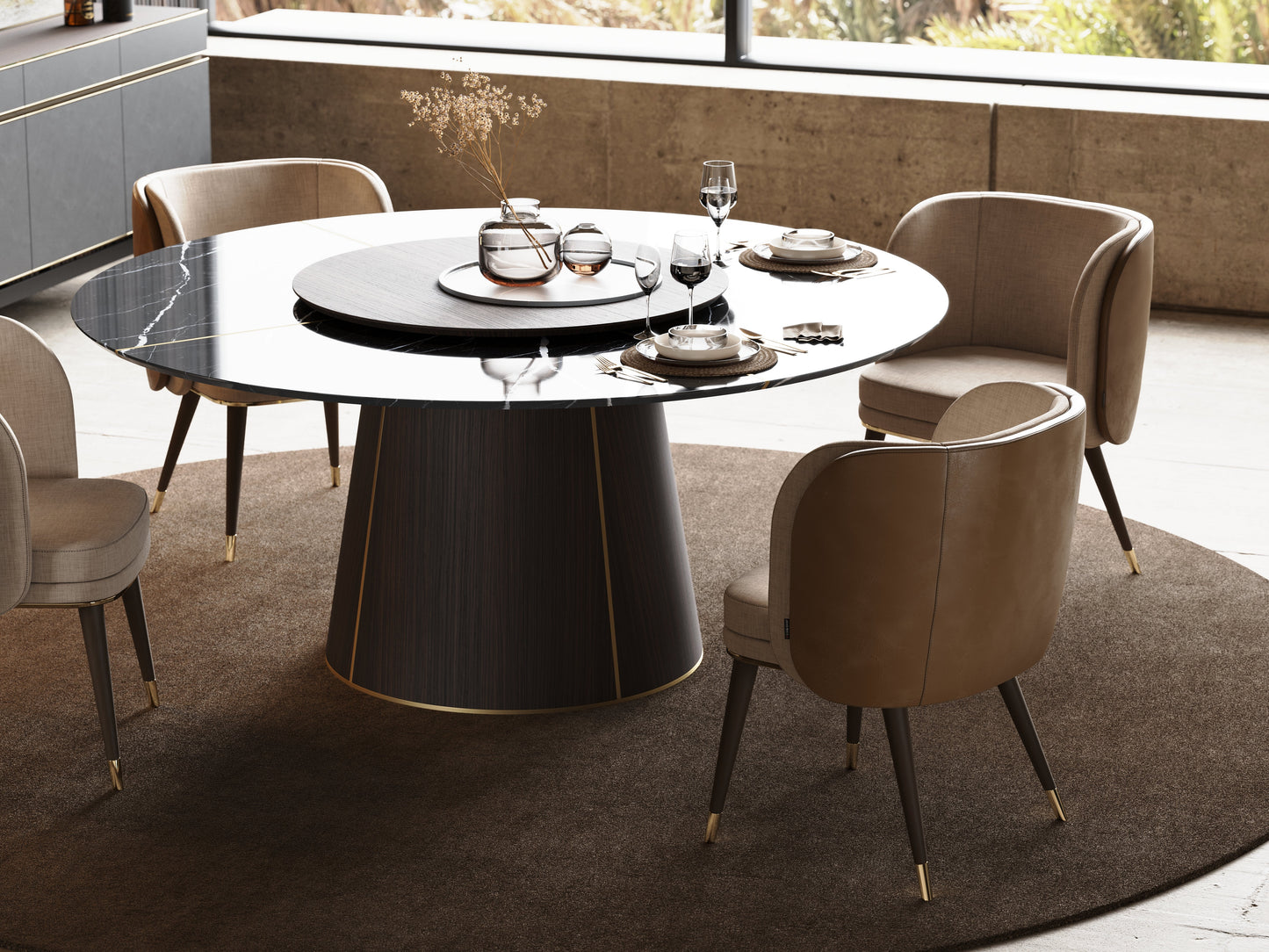 Marilyn Dining Table by Laskasas | Luxury Dining Tables | Willow & Albert Home