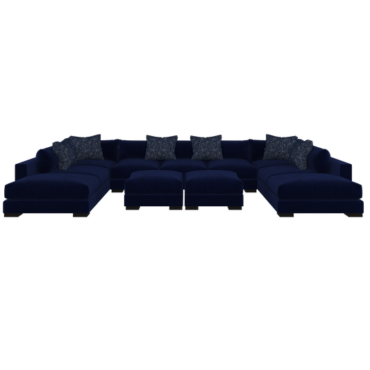 Super Nova U Shaped Double Chaise Sectional with Ottomans | Nathan Anthony | sectionals | super-nova-u-shaped-double-chaise-sectional-with-ottomans